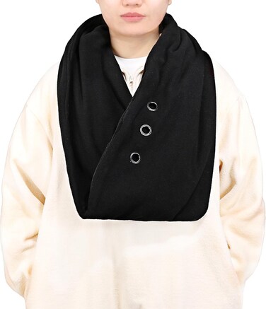 Pet Bonding Scarf Black  Carry Bonding Pouch  for Chinchillas Hedgehogs Rats Sugar Gliders Guinea Pigs and Rabbits