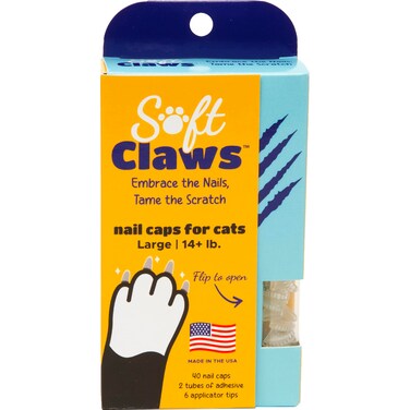Soft Claws Cat Nail Caps TakeHome Kit Large Clear