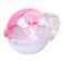 gutongyuan CHUQIANTONG Small Animal Bath HousePet Toy Acrylic Hamster Bathroom Cage Toilet Bathtub Sand Bath Container Removable Suitable for Chinchilla Syrian Hamster Gerbil Pink
