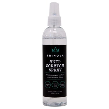 TriNova AntiScratch Cat Deterrent Spray for Kittens and Cats  Infused with Rosemary Keep Cats from Scratching Furniture Arm Chairs and More  Indoor  Outdoor Use