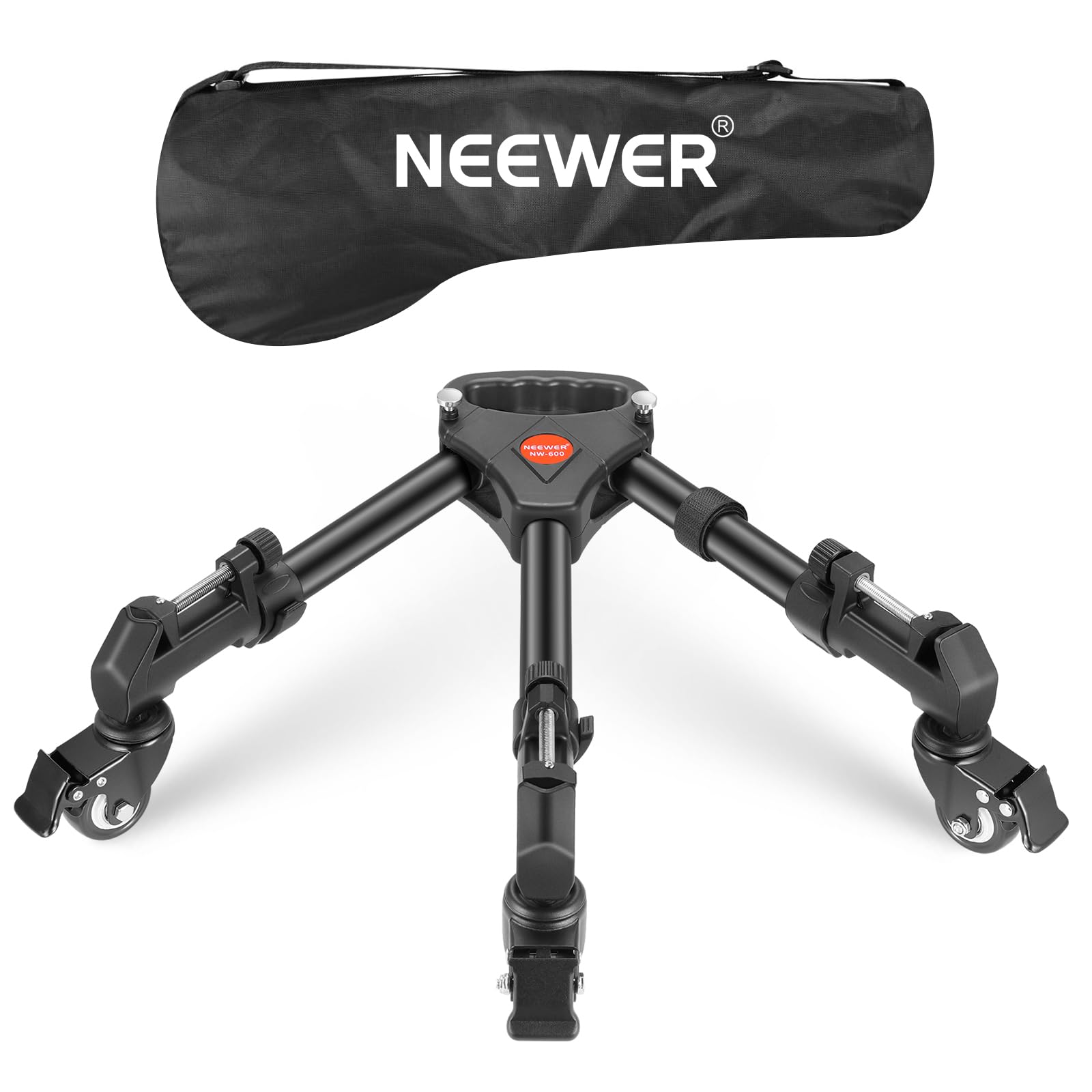 Neewer Neewer Photography Professional Heavy Duty Tripod Dolly With Rubber Wheels And A