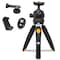 KODAK PhotoGear Mini Adjustable Tripod with Remote 360 Ball Head Compact 9 Tabletop Tripod11 Selfie Stick 5Position Legs Rubber Feet Smartphone  Action Camera Adapters EGuide Included