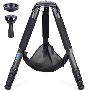 ARTCISE Heavy Duty Bowl Tripod 10Layer Carbon Fiber Tripod AS90C Ultra Stable Camera tripod with 75mm bowl and adapter 40mm leg tube max load 88lbs40kg