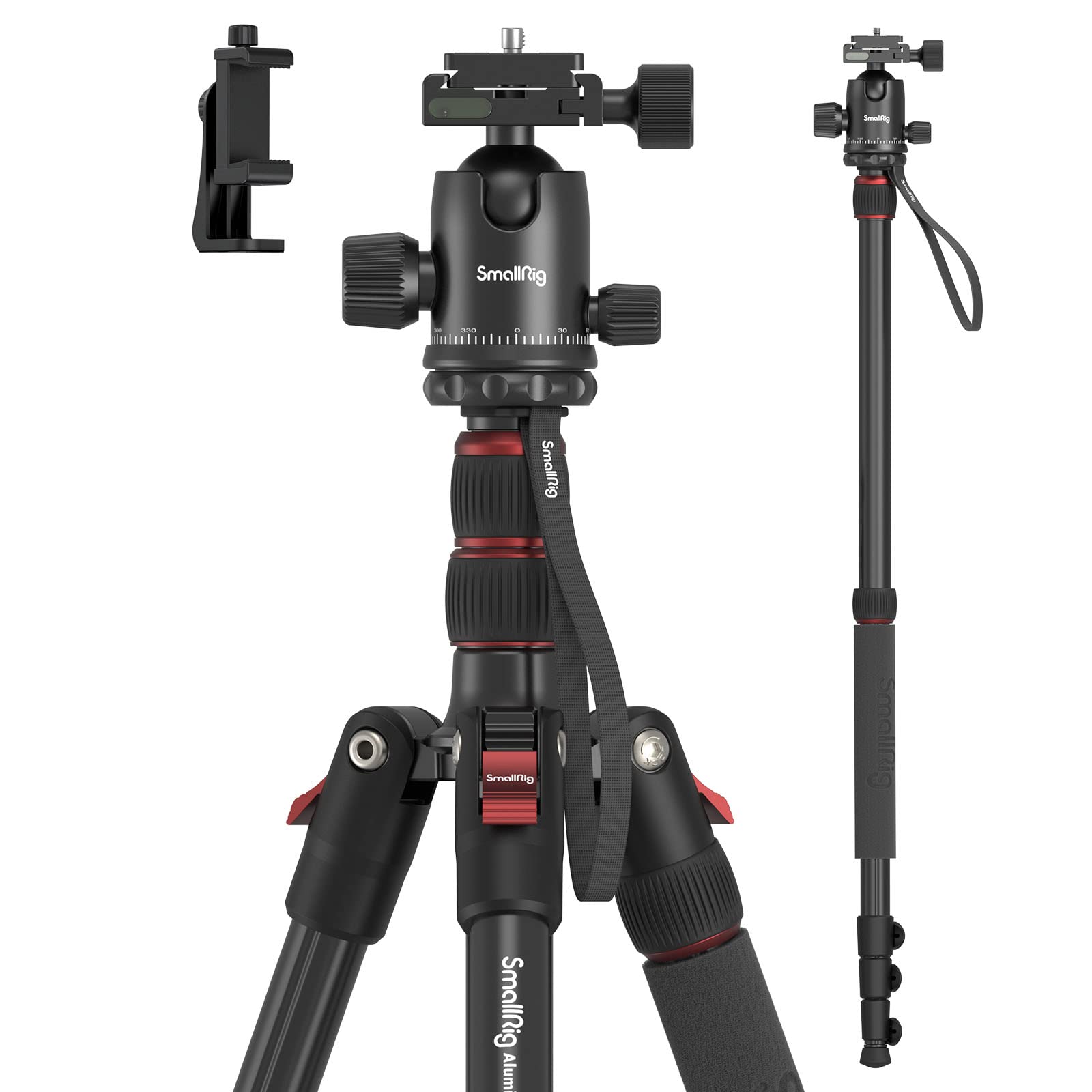 SMALLRIG SMALLRIG CT10 Aluminum Camera Tripod