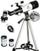 Gskyer Telescope 70mm Aperture 400mm AZ Mount Astronomical Refracting Telescope for Kids Beginners  Travel Telescope with Carry Bag Phone Adapter and Wireless Remote