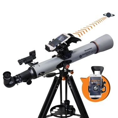 Celestron 22450 StarSense Explorer LT 70AZ Refractor Telescope 32 Inch Tube Length f10 Focal Ratio SilverBlack