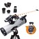 Celestron 22452 StarSense Explore LT114AZ Newtonian Reflector Telescope with Smartphone Appenabled Technology  includes Two Eyepieces 2x Barlow lens Phone Dock and Heightadjustable Tripod Black
