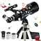 FREE SOLDIER Telescopes for Kids and Adults Astronomy 70mm Aperture and 400mm Focal Length Professional Astronomy Telescope for Beginners with Smartphone Adapter Carry Bag Adjustable Tripod