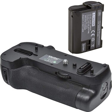 Battery Grip Kit for Nikon D850 Digital SLR Camera  Includes Qty 1 BM Premium ENEL15 Battery  MBD18 Replacement Battery Grip
