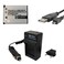 Synergy Digital Olympus FE230 Camera Accessory Kit includes USB8PIN USB Cable SDM141 Charger SDLI40B Battery