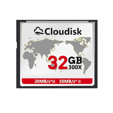 Cloudisk Compact Flash 32GB CF Card Memory Cards High Speed CompactFlash 32G Reader Camera Card for DSLR