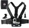 CamKix Head  Backpack Mount Bundle compatible with GoPro Hero 7 6 5 Black Session Hero 4 Black Silver Hero LCD 3 3 DJI Osmo Action Chest Mount Harness