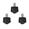 FotoTech Universal AntiSlip 38 Rubber Foot Spike Compatible with Andoer Benro Gitzo Induro Kingjoy Manfrotto Weifeng RRS 3816 Thread Tripod Monopod on Smooth Uneven Surface 30mm x 40mm 3 PCS