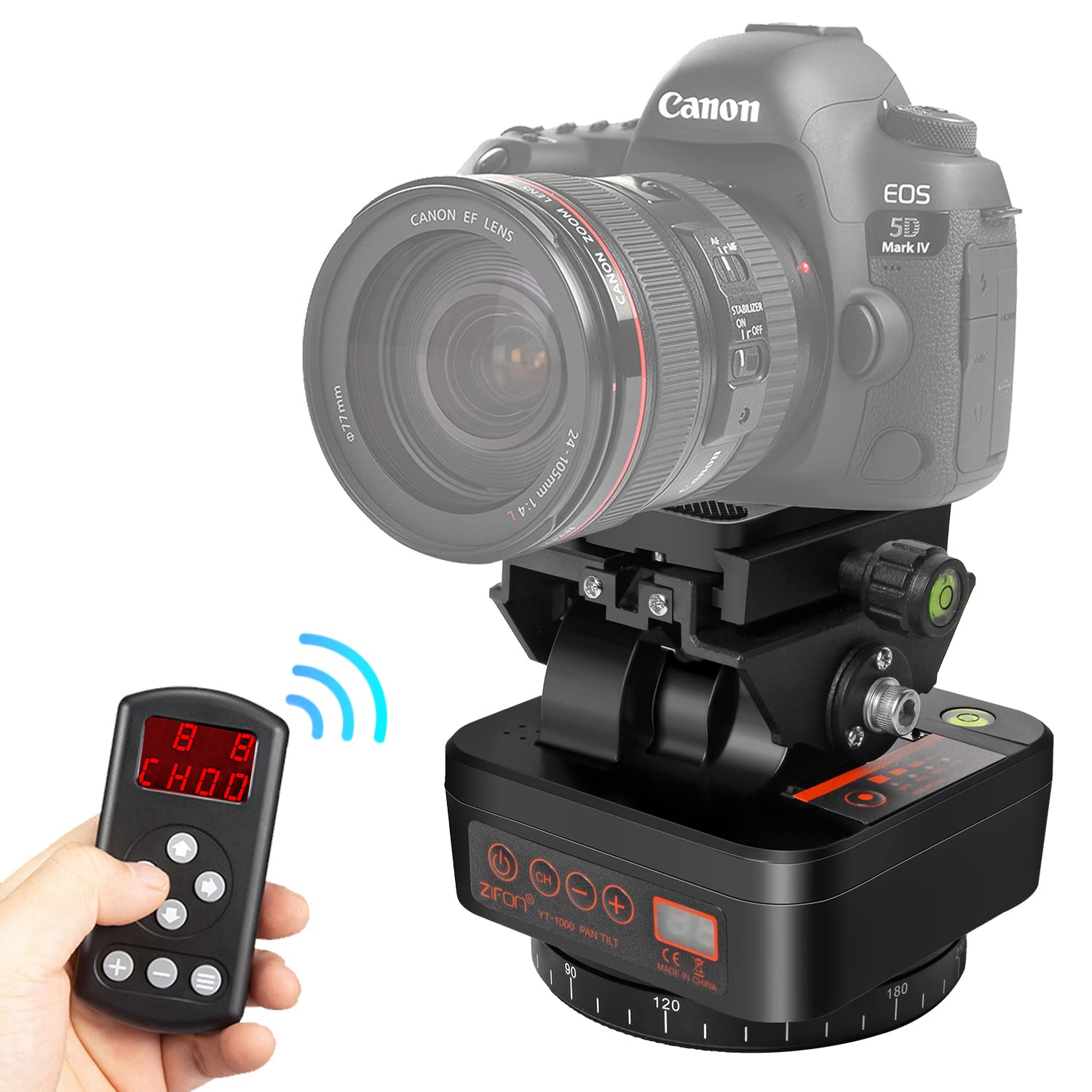 olycelotti Olycelotti Pan Tilt Camera Mount Motorized Tripod Head With Remote Control And M 9979 g