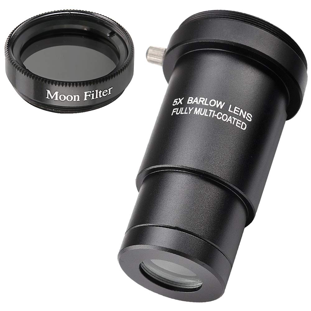ستار بوزا Starboosa 5x Barlow Lens Moon Filter Kit For Telescope Eyepieces