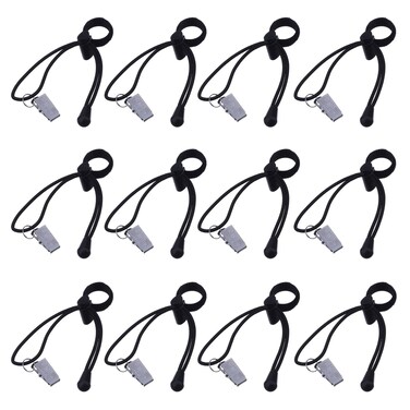 Mudder Backdrop Background Clips Holder for Photo Video Studio 12 Pack Black