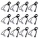 Mudder Backdrop Background Clips Holder for Photo Video Studio 12 Pack Black