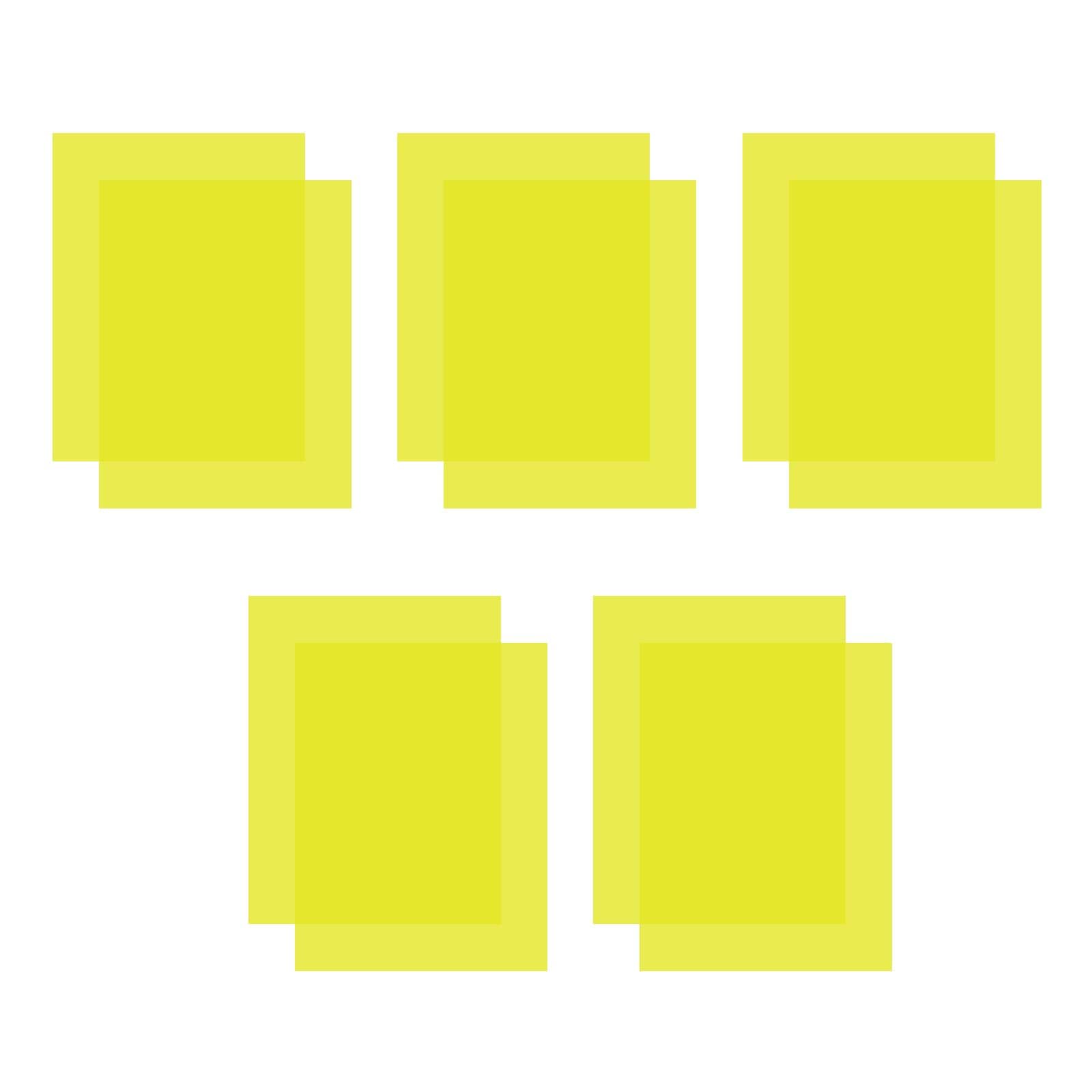 liliya Liliya Colored Lighting Gel Filters 10 Pcs Correction Gel Light Filter