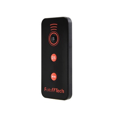 FotoTech IR Wireless Remote Control Compatible with Sony A7IIIA7R IIIA9A7R IIA7 IIA7 A7R A7S A6500 A6300 A6000 A55 A65 A77 A99 A900 A700 A580 A560 A550 A500 A450 A390 NEX7 NEX6 NEX5T NEX5R