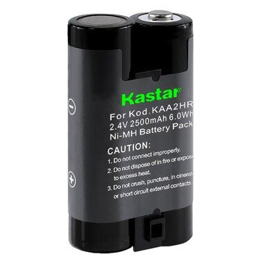 Kastar Battery for Kodak KAA2HR KAARDC K3ARDC Kodak EasyShare C315 CD33 CW330 CX7430 DX3900 Z650 DX3215 DX3500 DX3600 DX3700 DX3900 DX4330 DX4530 DX4900 DX5430 DX6200 DX6230 DX6330 DX6340 Camera