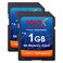 Alphx Innovations 1gb SD Secure Digital Memory Cards Pack of 2  Compatible with all Digital Cameras