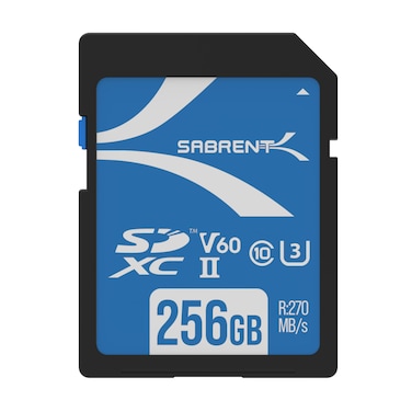 Sabrent Rocket V60 256GB SD UHSII Memory Card R270MBs W170MBs SDTL60256GB