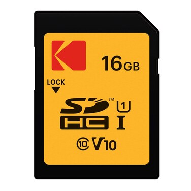 KODAK Emtec Premium Memory Card 16GB 85MBs Read Speed 25MBs Write Speed for Full HD Video and HighResolution Pictures Compatible with SDHC Standard  EKMSD16GHC10K