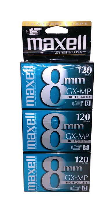 Maxell GXMP 120 Camcorder tapes 3 Pack