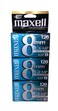Maxell GXMP 120 Camcorder tapes 3 Pack