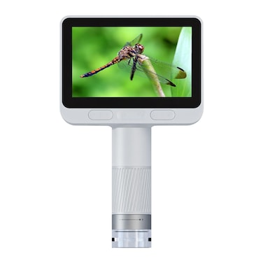 BEAVERLAB Darwin Microscope Digital Microscope with 40 IPS Screen Coin Microscope with 8 Adjustable LED Lights 1080P Coin Magnifier Compatible with iPhone Android Computer