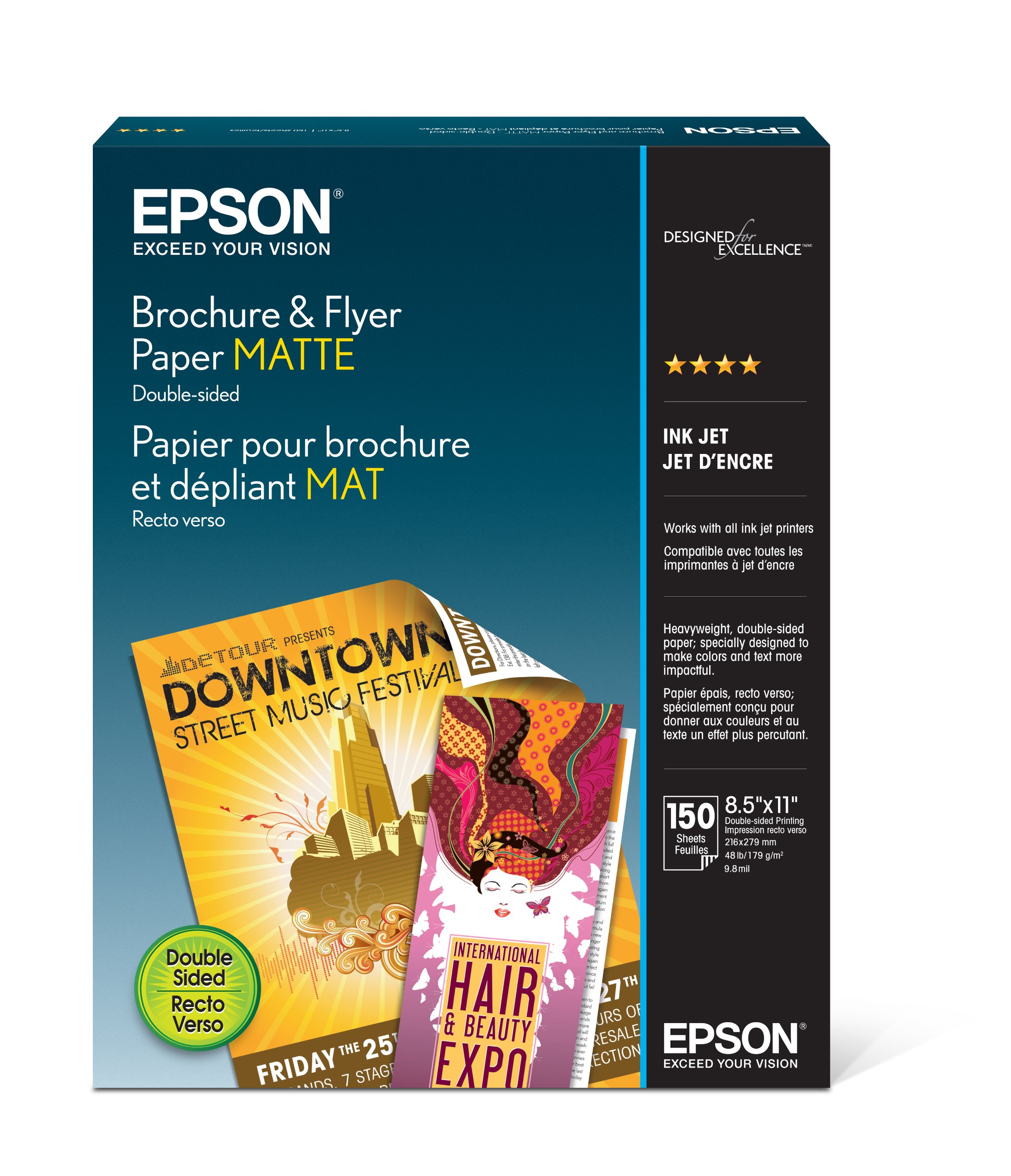 epson Epson Brochure And Flyer Paper Matte Double Sided S042384