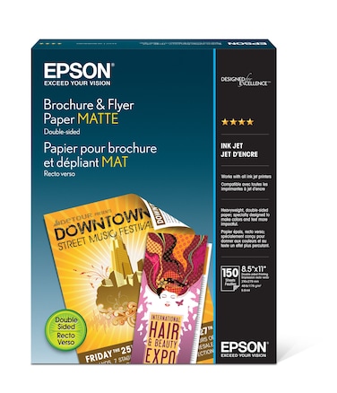 Epson Brochure and Flyer Paper Matte DoubleSided S042384