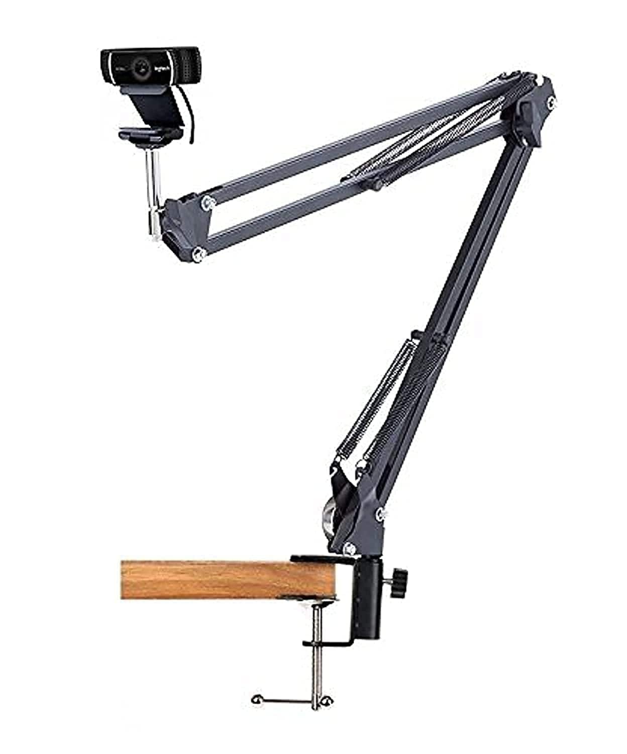 Acetaken Acetaken Desk Clamp Mount Suspension Boom Scissor Arm Tripod Stand Holder