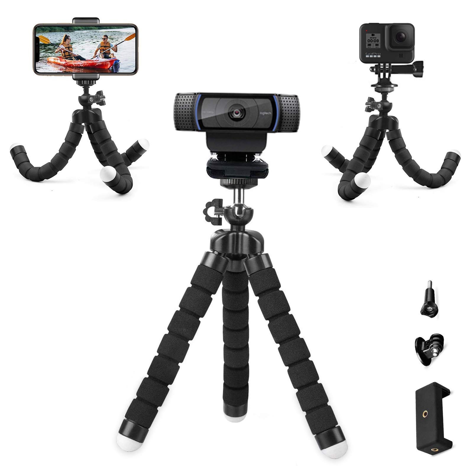 بي سيكس ليدي Besexlady Flexible Webcam Stand And Cell Phone Tripod With Holder