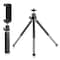 TIGAYAN Mini Tripod for Webcam and Phone Metal Extendable Webcam Stand with Phone Holder Tripod for Webcam Black
