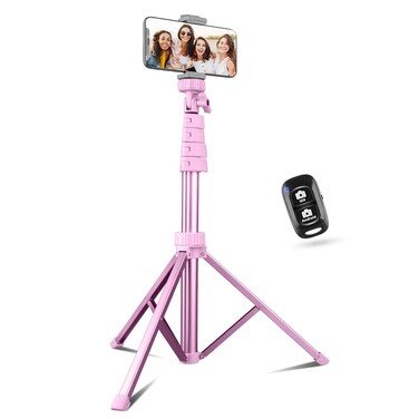 Sensyne 62 Selfie Stick4 in 1 Professional Selfie Stick Tripod with Wireless Remote and Phone Holder Phone Tripod with 14 Screw Compatible with iPhone Android Phone Camera