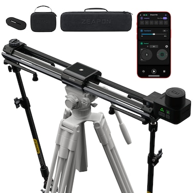 Zeapon Micro 3 E1000 Extend Distance Motorized Camera Slider42 Travel DistanceDSLR Slider Motor Quick Switch 1026Lbs Payload and Sliding Speed Adjustable in Manual Carrying Case Included
