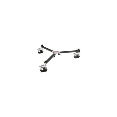 Manfrotto 114MV Cine Video Dolly for Tripods with Twin Spiked Feet  Replaces 3198Black