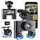 360 Dash Cam Front and Rear Inside 4 Channel Dash Camera for Cars FHD 1080Px4 Builtin WiFi 316 IPS Screen WDR Night Vision Included 64GB Card 24H Parking Mode