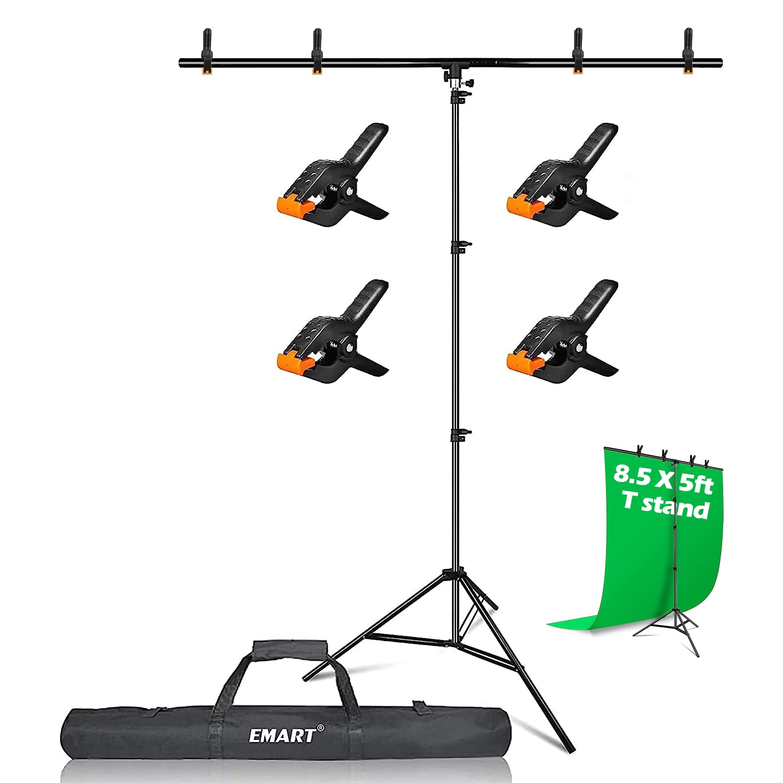 emart Emart Tshape Portable Background Backdrop Support Stand Kit