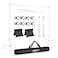 EMART Backdrop Stand  White  2mx3m Adjustable Photo Backdrop Stand for Photography Back Drop Stand Background Support Frame