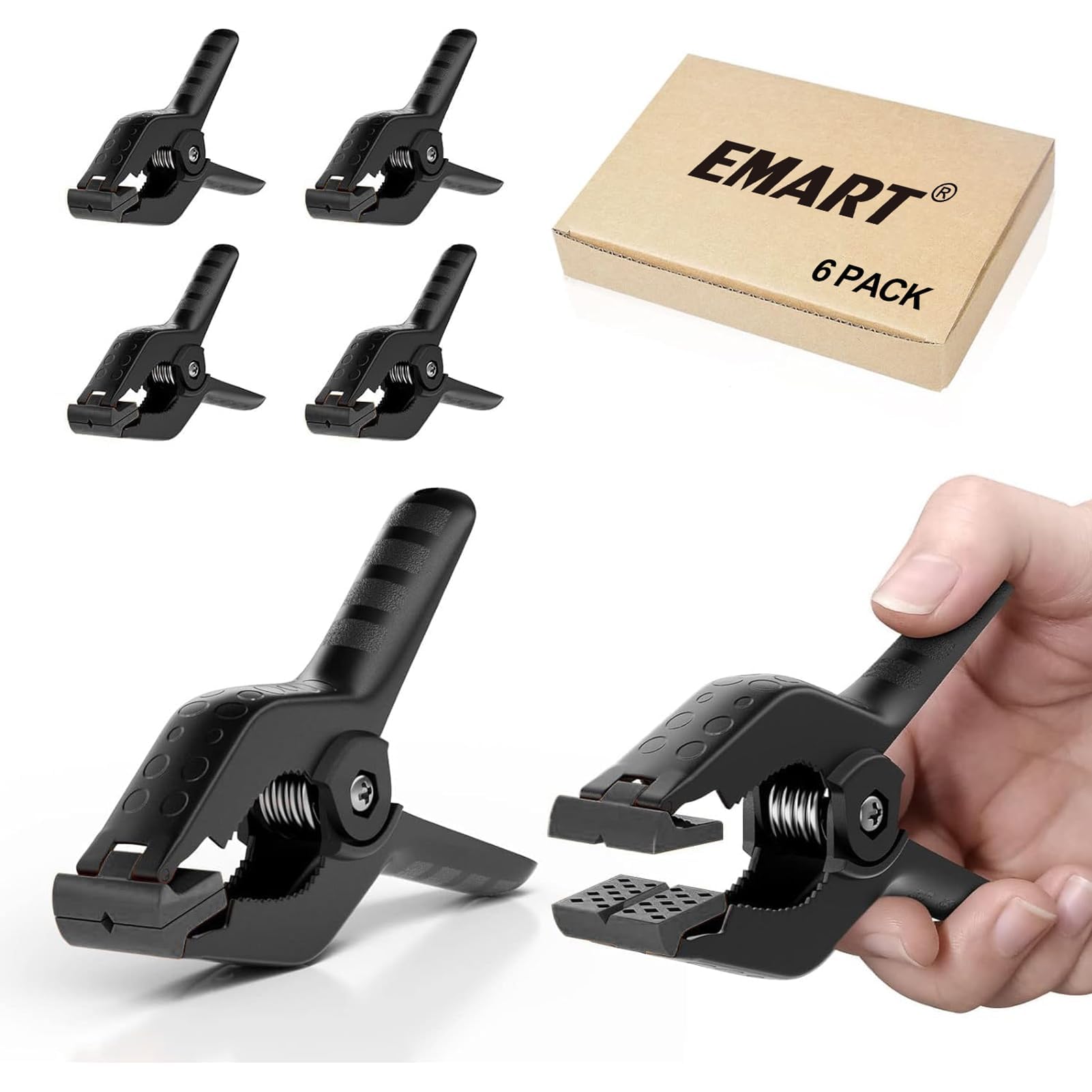 emart Emart Heavy Duty Muslin Spring Clamps