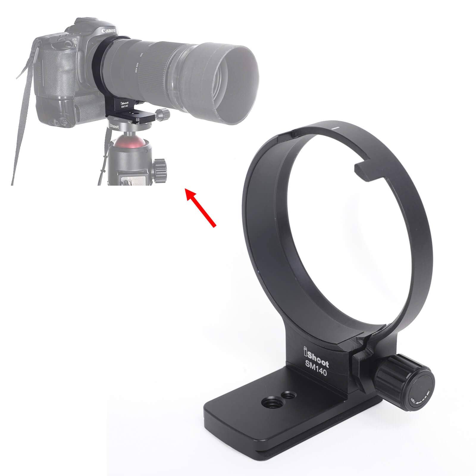 آي شوت Ishoot Tripod Mount Ring Lens Collar Socket