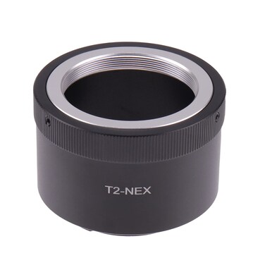 FocusFoto T2 T Mount Lens to NEX EMount Adapter Ring for S0NY NEX7 A9 A7 A7S A7R II III A7 Mark IV A9II A7RV A7RIV A7C A1 A6100 A6300 A6600 A6500 A6400 ZVE10 Mirrorless Camera Body