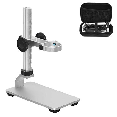 Ninyoon Universal Microscope Stand Pro Stable Professional Aluminum Alloy Scope Base Holder Support Bracket for Max Diameter 14 USB Digital Wireless WiFi Microscope Endoscope Magnifier Camera