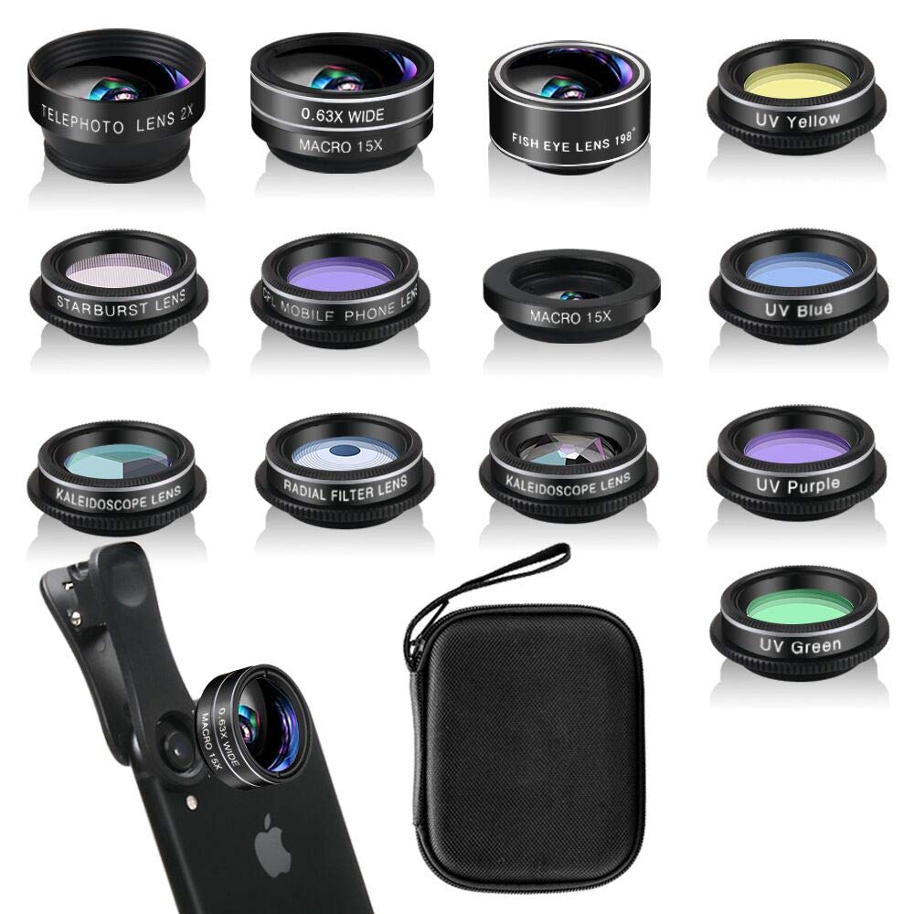 Mocalaca Mocalaca Phone Camera Lens Kit 13 Pieces