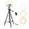Sensyne 10 Ring Light with 50 Extendable Tripod Stand LED Circle Lights with Phone Holder for Live StreamMakeupYouTube VideoTikTok Compatible with All Phones
