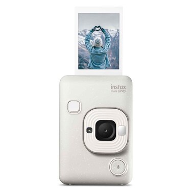 Fujifilm INSTAX MINI LIPLAY Hybrid Instant Camera  Misty White