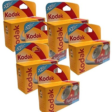 KODAK FunSaver Disposable Camera with Flash 800 ISO