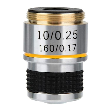 Acogedor Achromatic Microscope Lens 10X Achromatic Objective Lens 185 Biological Microscope Achromatic Objective Lens
